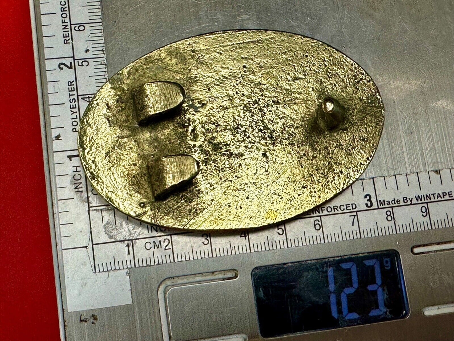 US Enlisted Army Soldiers Civil War Reproduction belt buckle - Two prong back