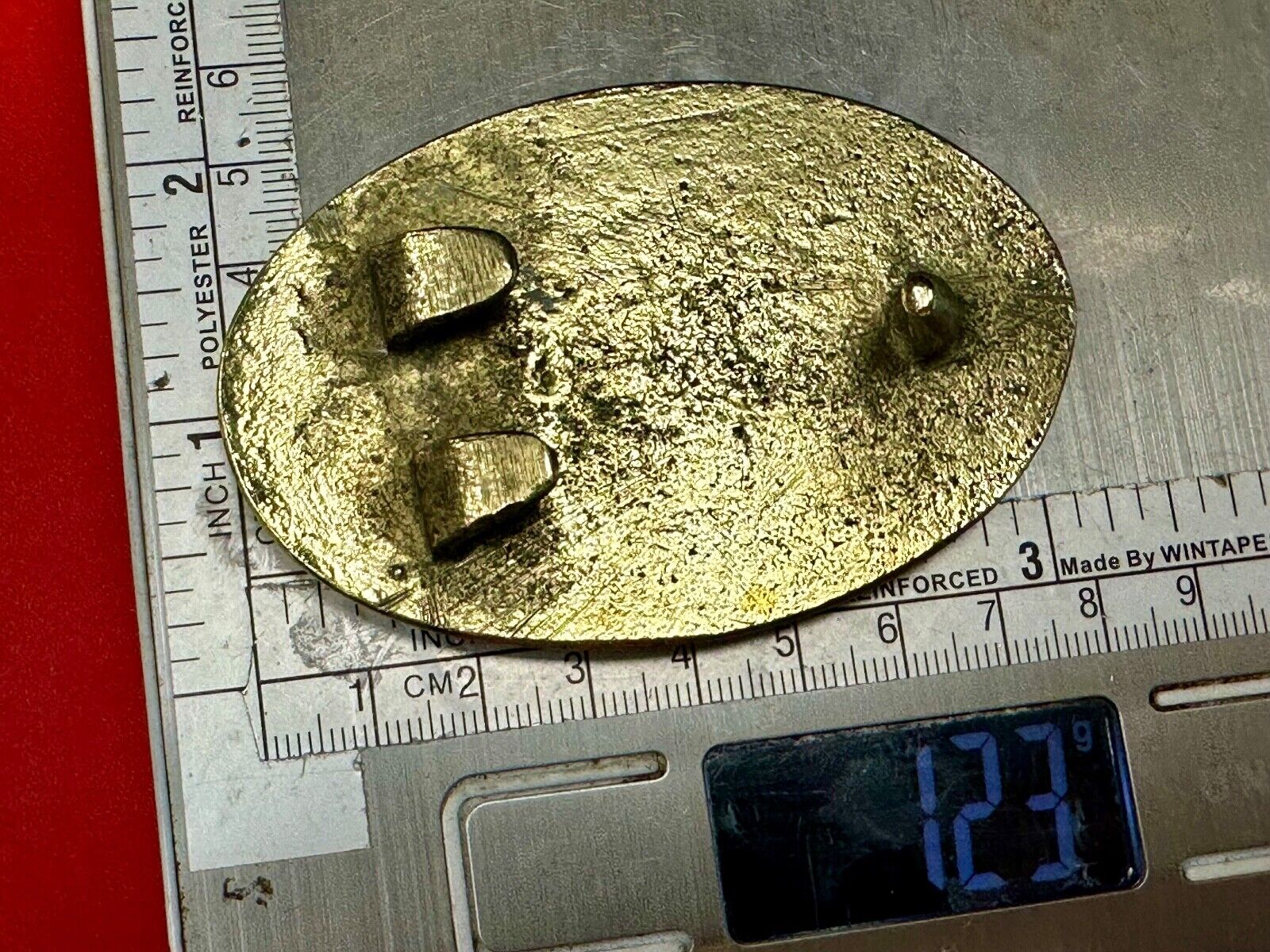 US Enlisted Army Soldiers Civil War Reproduction belt buckle - Two prong back