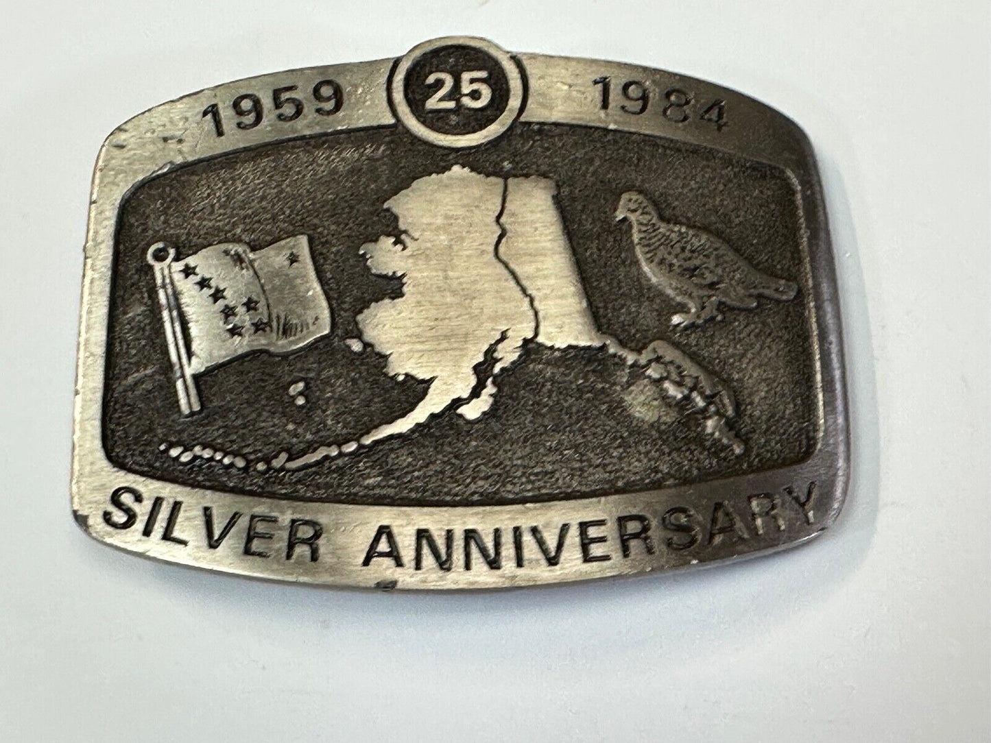 Alaska 1959 - 1984 25 Years of Statehood Silver Anniversary 1st Edition by Eldon