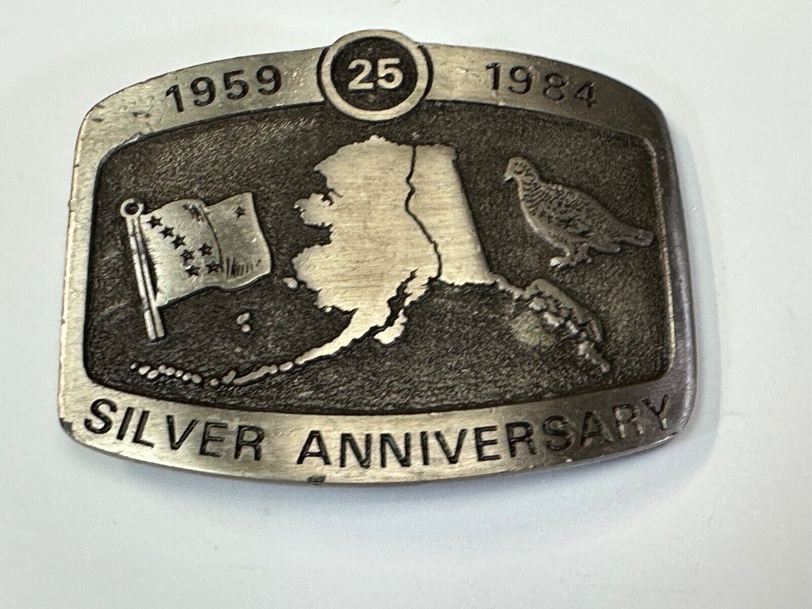 Alaska 1959 - 1984 25 Years of Statehood Silver Anniversary 1st Edition by Eldon