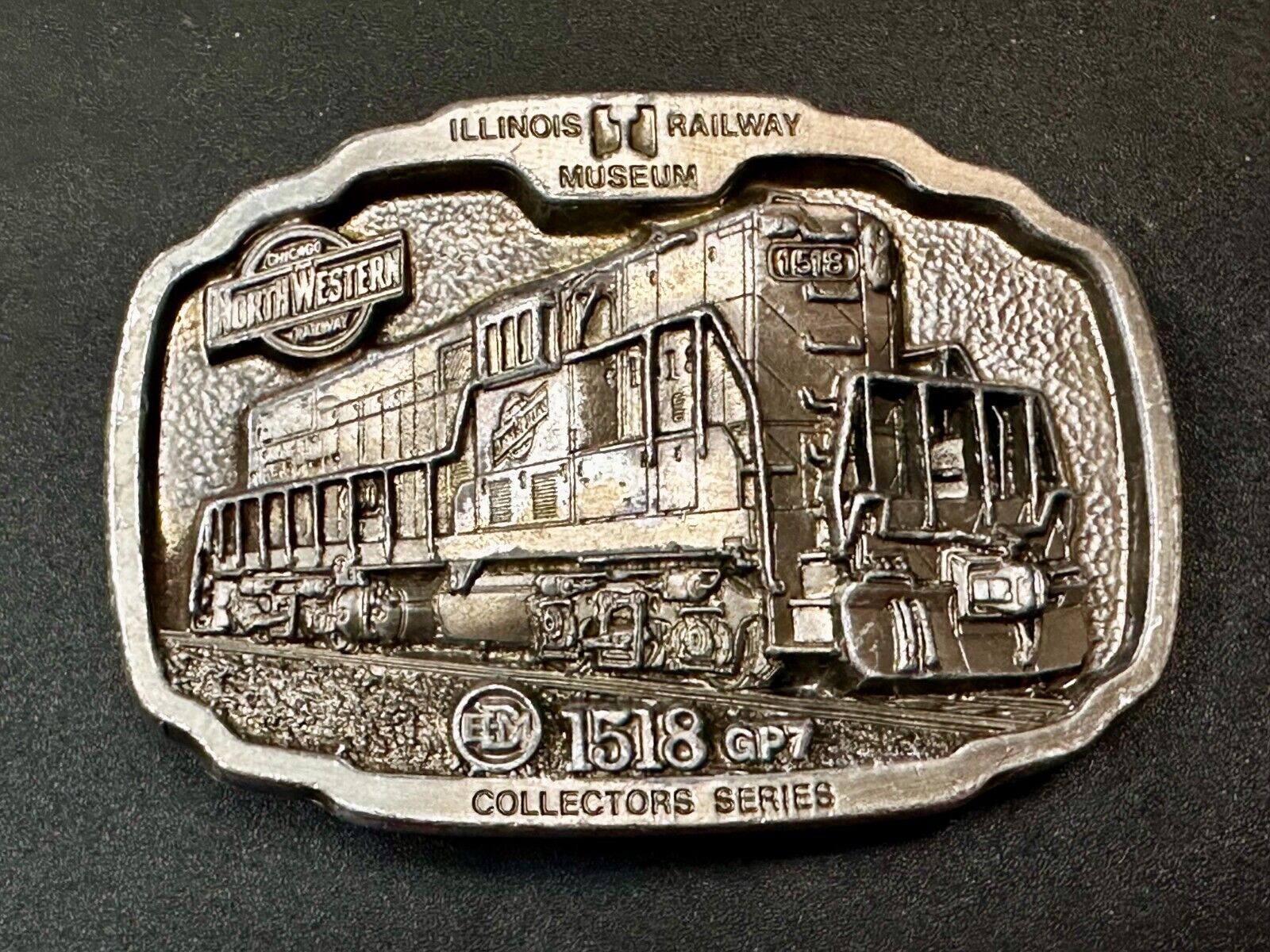 15q8 GPY North Western Train Engine Illinois RailWay Museum Belt Buckle