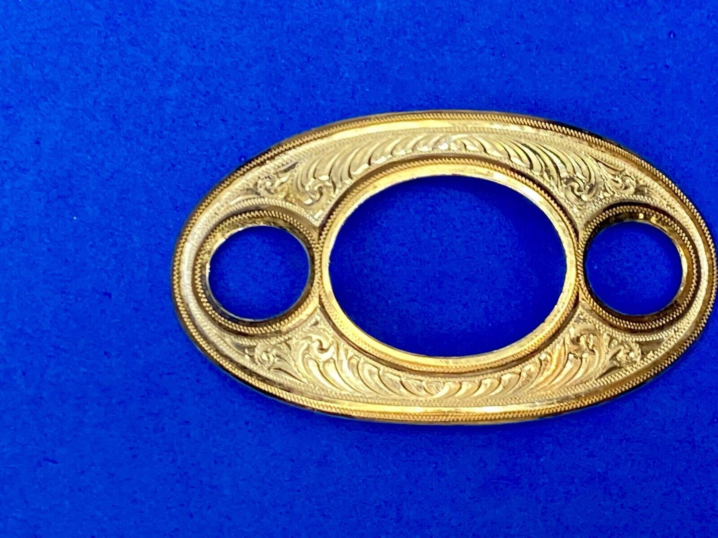 Unique Shape, Mixed Metal Western Flower Swirl Belt Buckle Scarf Shoe Purse Clip