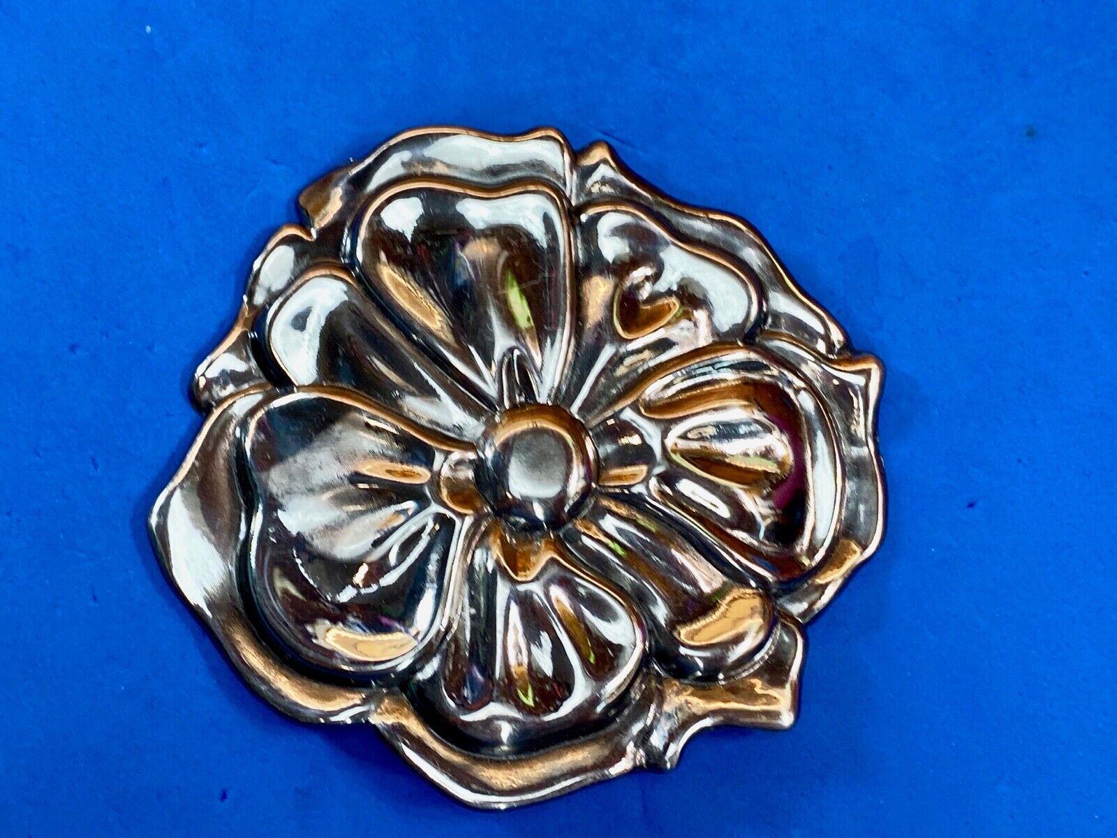 Vintage Charmant Figural Flower Scarf Belt Purse Shoe Clip Buckle