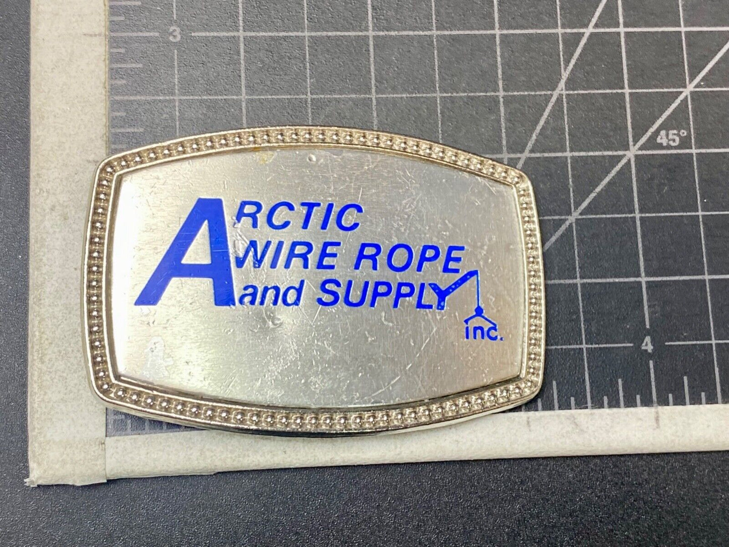 Arctic Wire rope and supply company Inc Company Alumine 4108 belt buckle