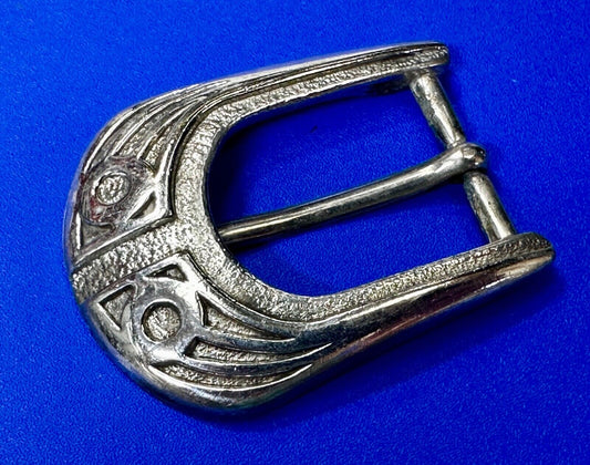 Vintage 90’s Ranger Style Silver Tone Replacement Western Humphreys Belt Buckle