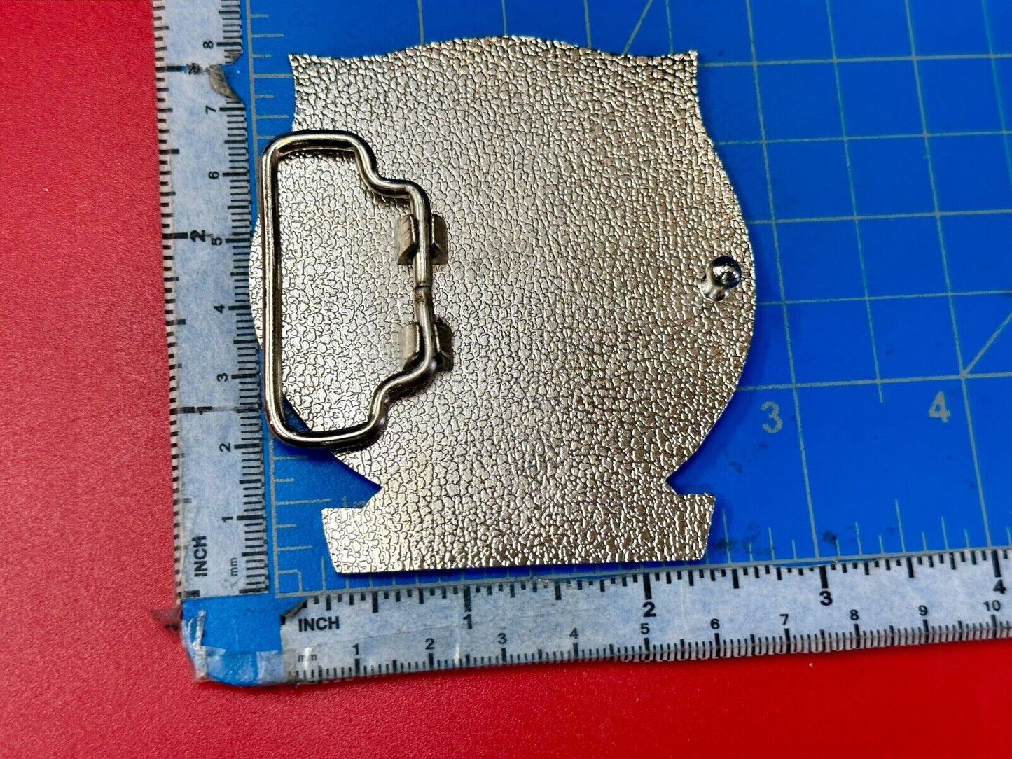 Adorable Perched OWL - Big Eyed Animal Lovers cutout belt buckle