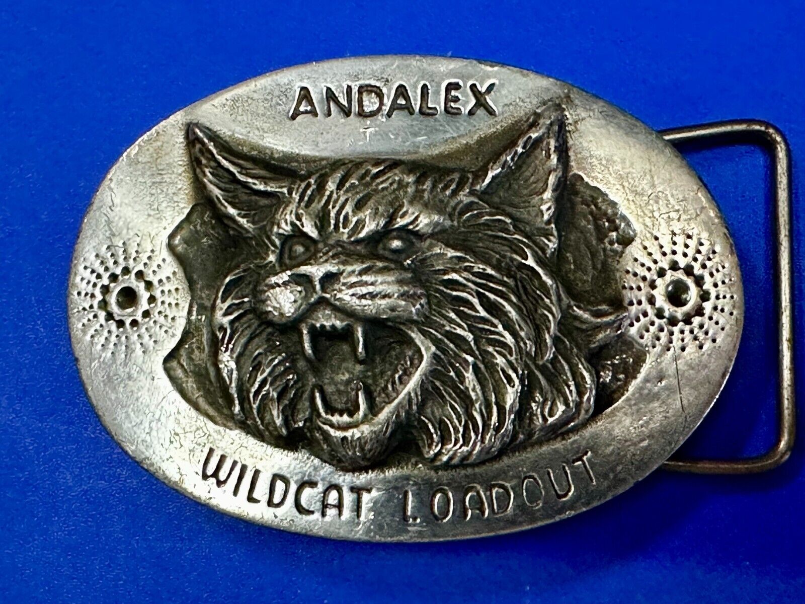 Andalex Wildcat Loadout Vintage Belt Buckle by Sculpture Artist Gary Frazen