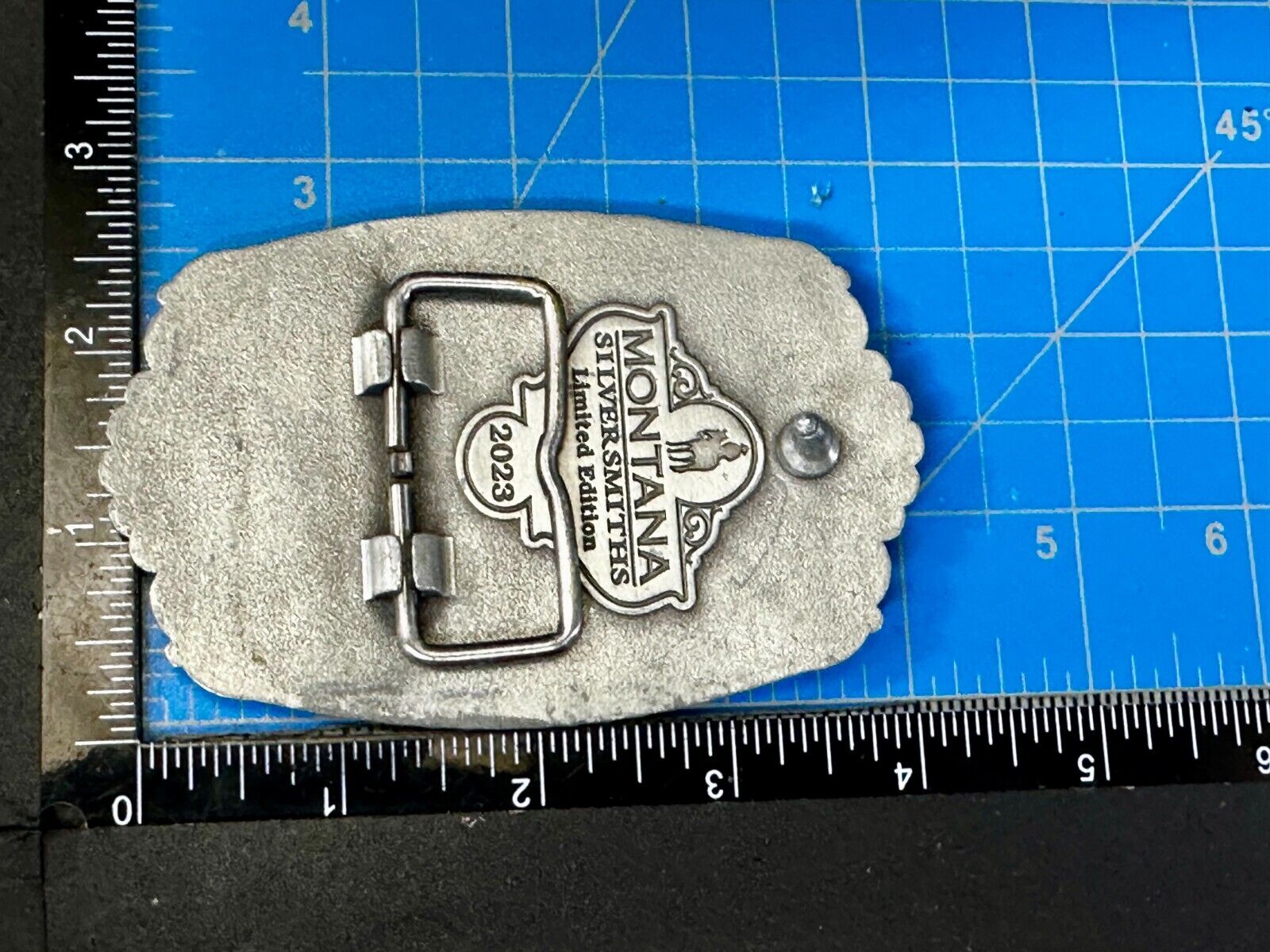 2023 Pendleton whiskey Let'er Buck Rodeo Cowboy Montana Silversmiths Belt Buckle