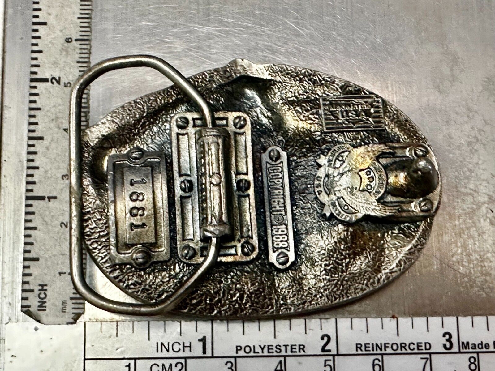 A Breed Apart Construction Worker Commemorative Vintage 1988 Belt Buckle
