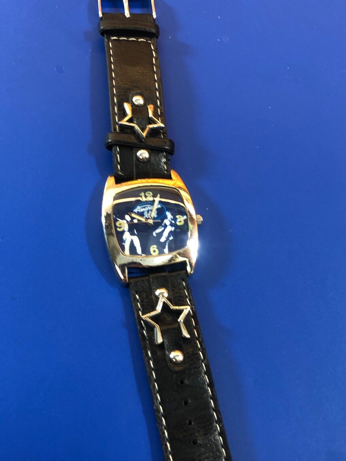American Idol Silver Tone Black Band Excellent Condition  Watch - Ultimate Fan! 