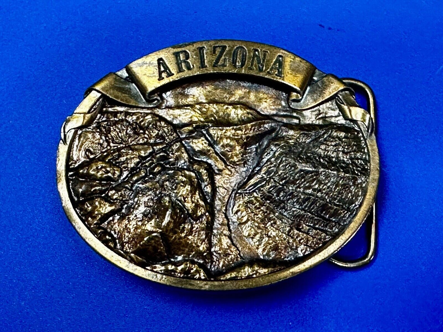 Arizona State - Scenic View of Grand Canyon Belt Buckle by Arroyo Grande M-25