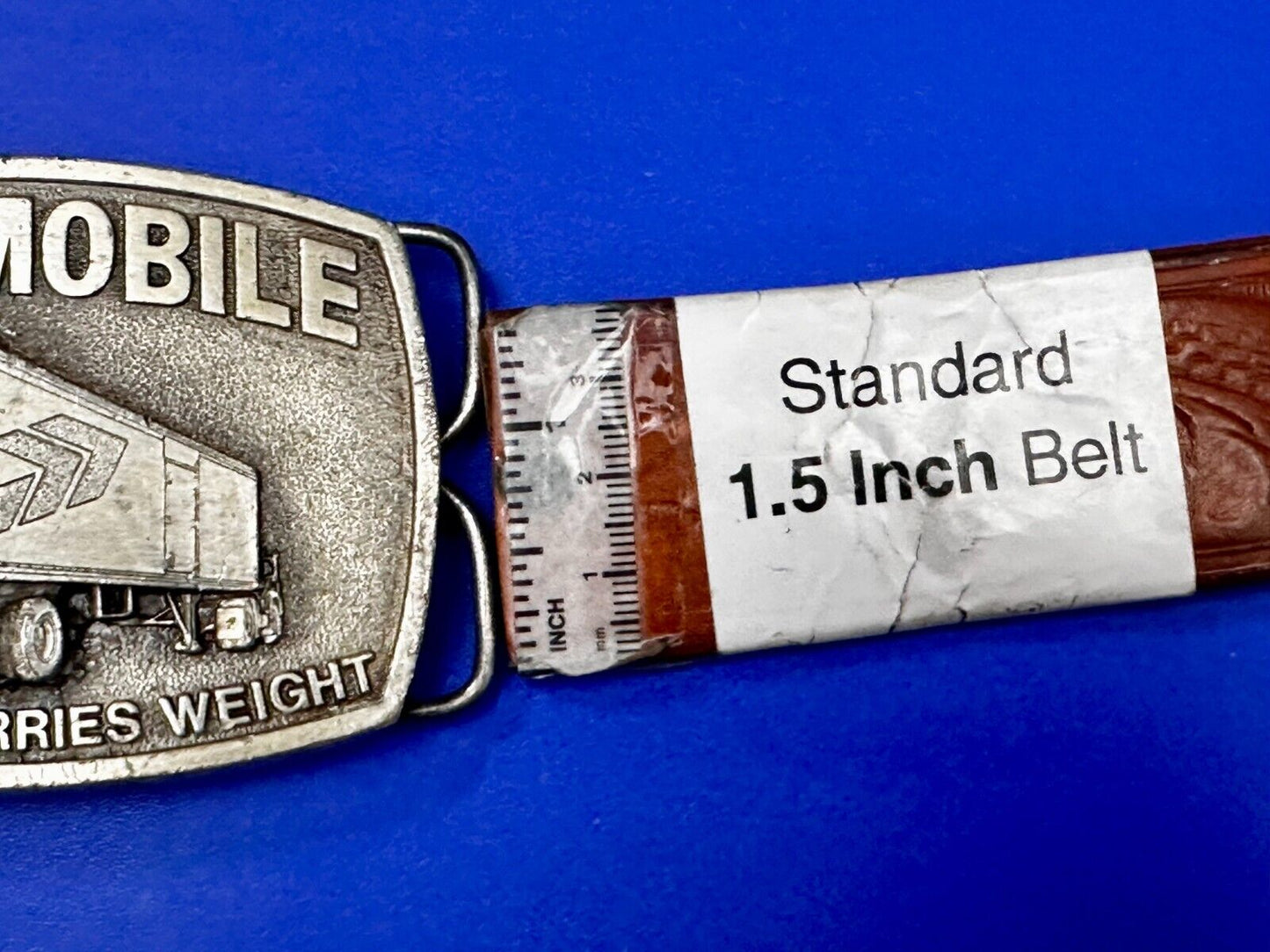 Trailmobile Our Name Carries Weight Semi Truck Long Haulers Trucker Belt Buckle