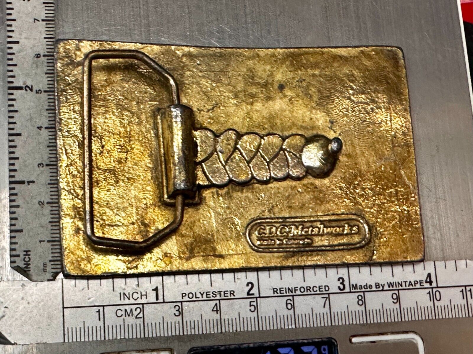50 Cents Note 1863 Confederate States of America Belt Buckle by CDC Metal Works