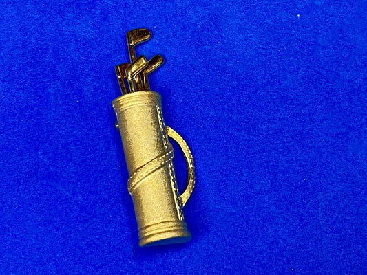  Vintage Golf Clubs Caddy Brooch Pin Ladies Jewelry Signed Tara