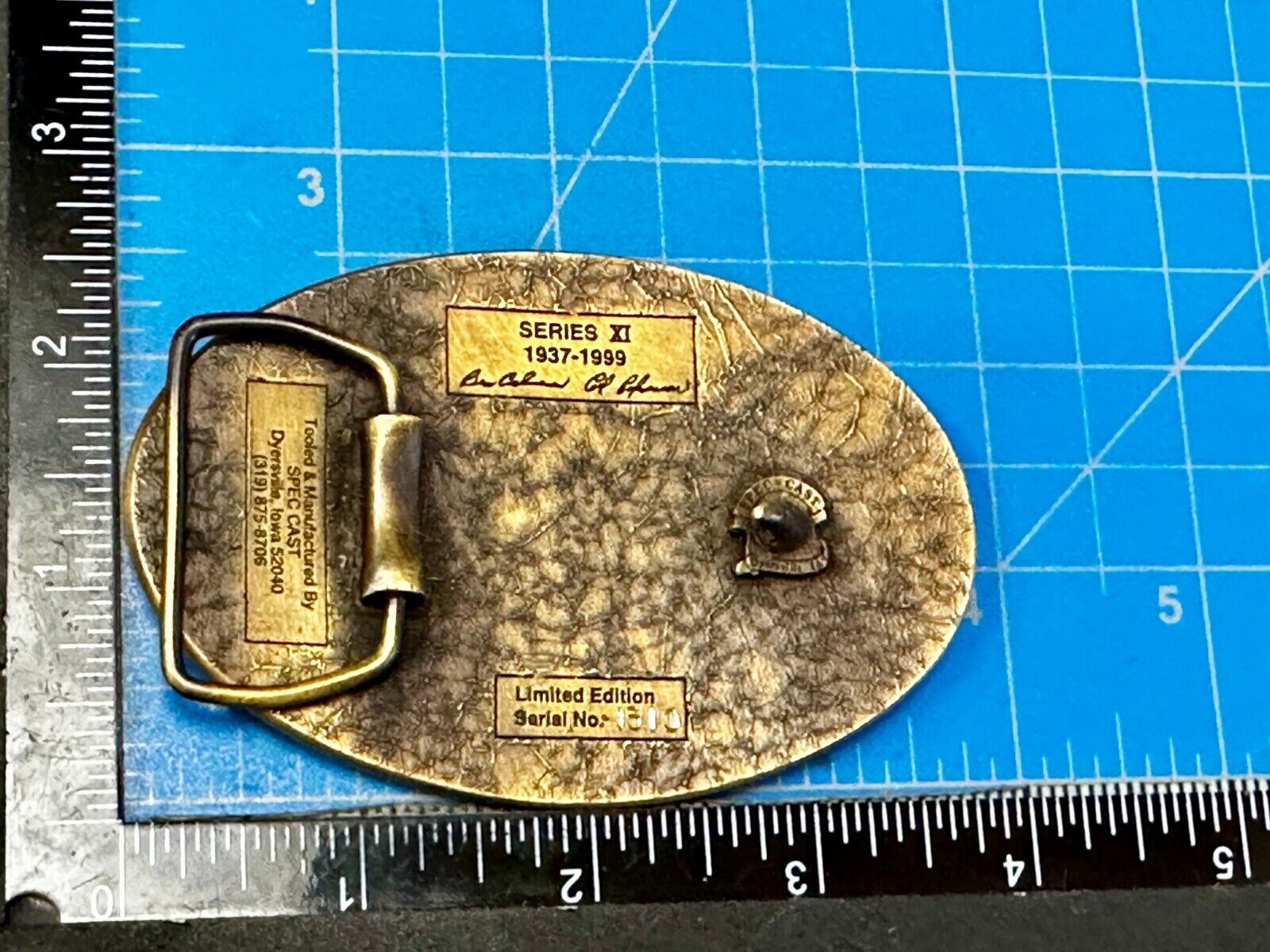 63 years TISCO Tractor Implement Supply company Vintage Belt Buckle by Speccast