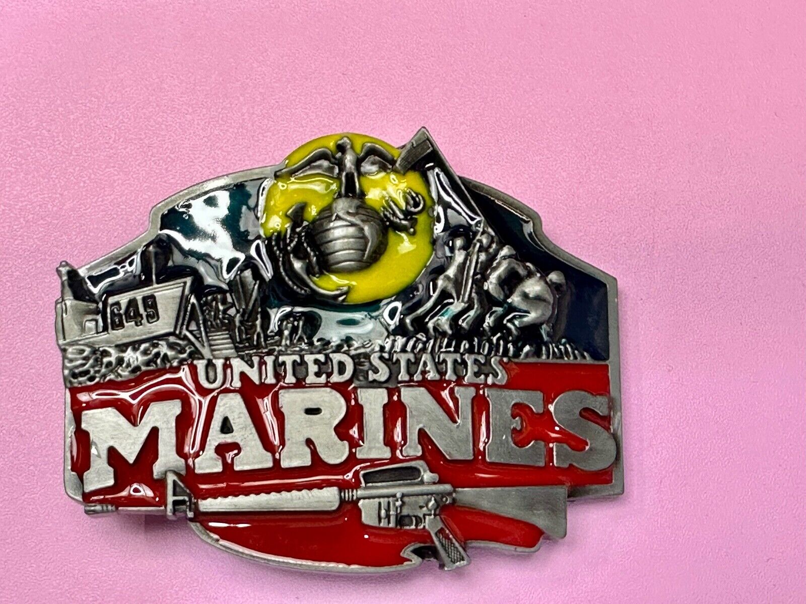 United States Marines NOS America Military Commemorative Belt Buckle