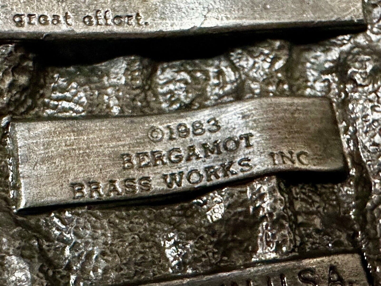 Vietnam Veteran Vintage 1983 Bergamot Belt Buckle