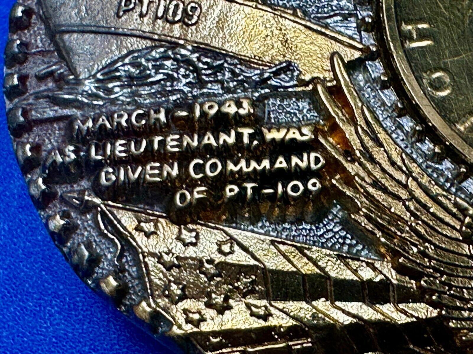 American John F Kennedy President Coin Belt Buckle First Edition #2173 ADM