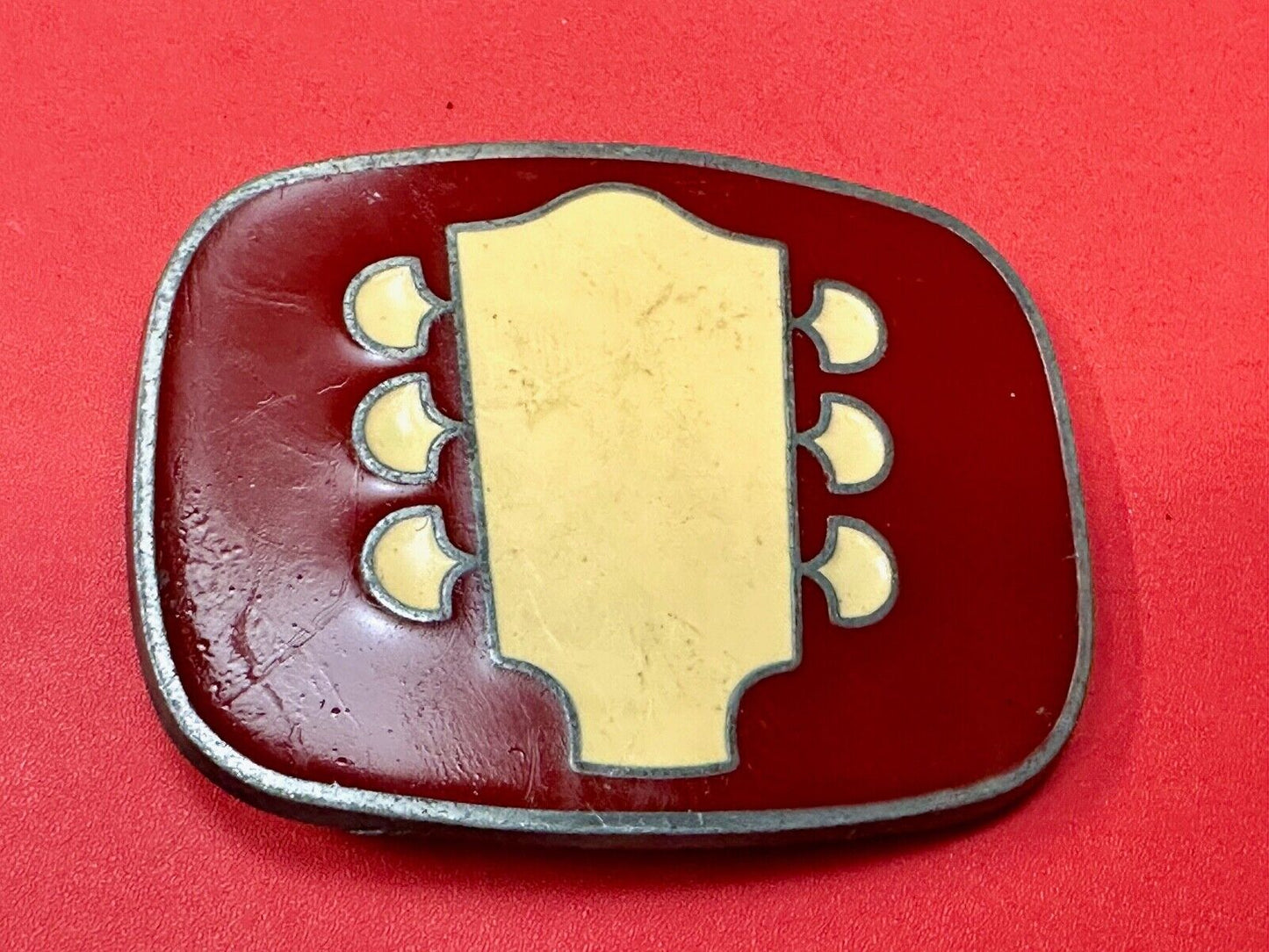 Acoustic Guitar Headstock Tuning Keys enameled belt buckle