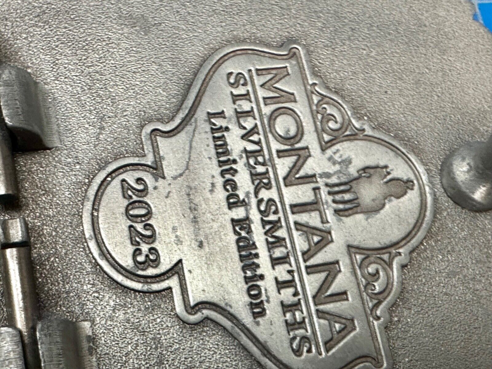 2023 Pendleton Whisky Let'er Buck Montana Silversmith Rodeo Cowboys Belt Buckle