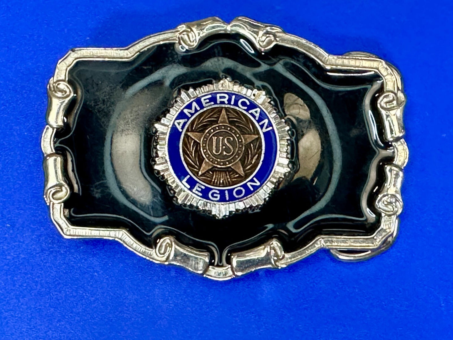 American Legion U.S. War Veterans Organization Commemorative Belt Buckle - W USA