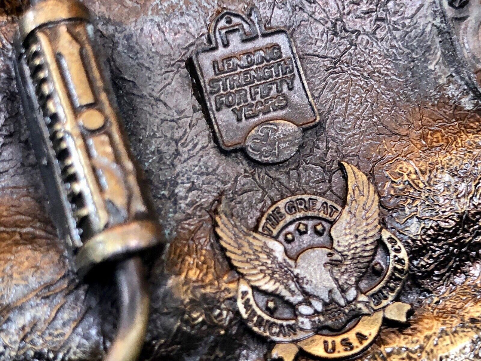 The first PCA loan belt buckle - Lending and strength  production credit assn.