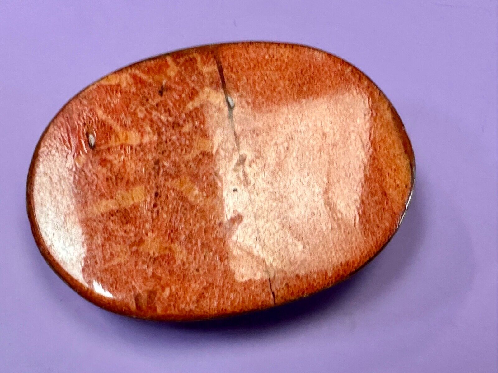 Artisan Stone and Solid Brass Art Belt Buckle