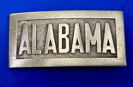 Alabama State - Antique uniform style formal dress belt buckle