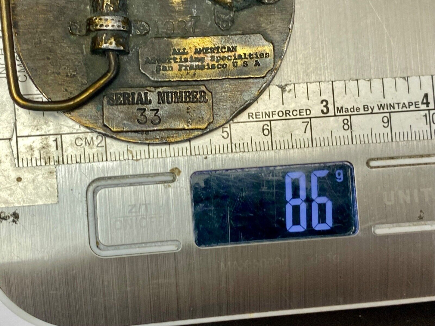 USM Annual Fleet Week, San Fransisco Limited Eden round belt buckle  No 33