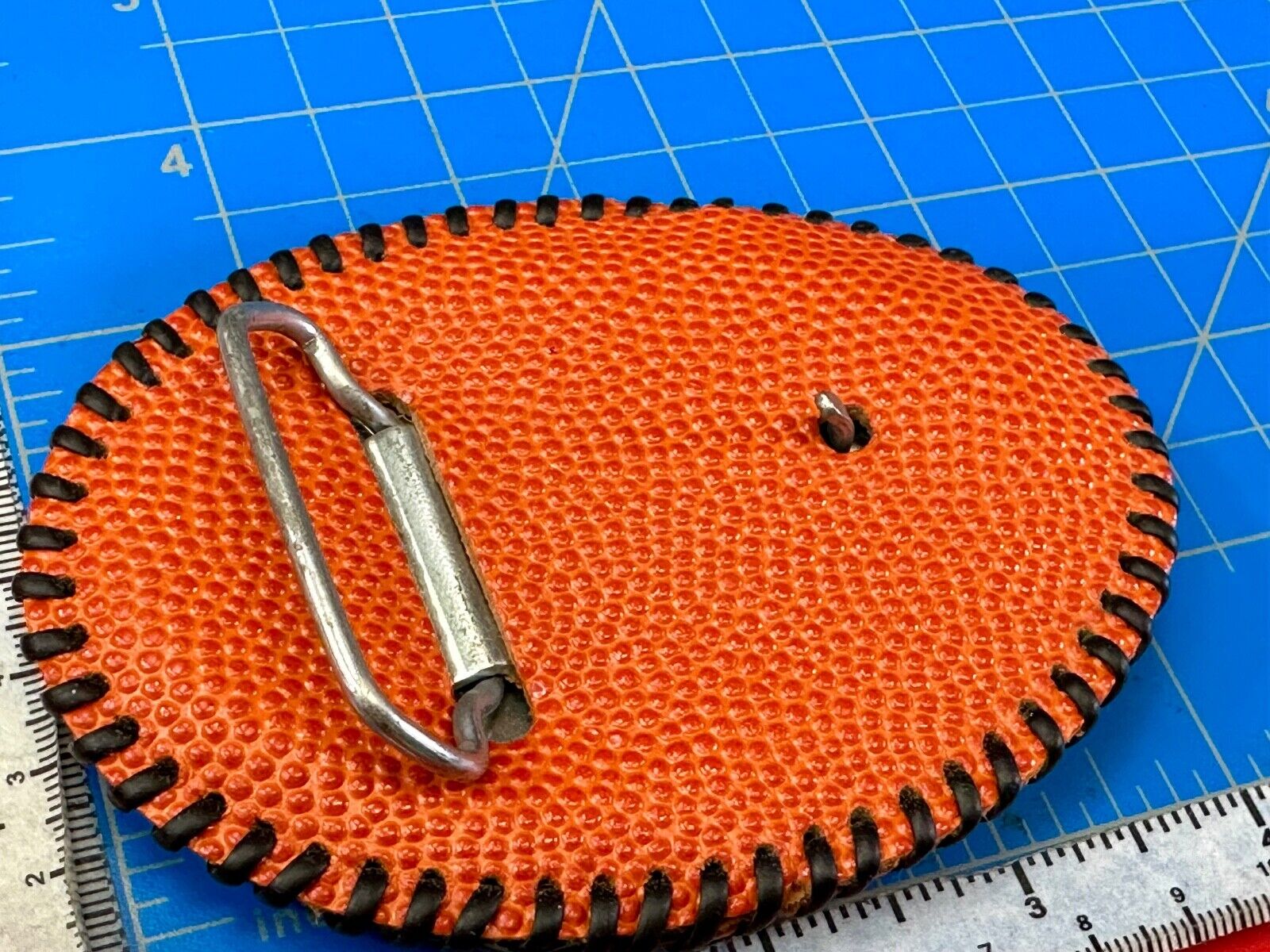 Vietnam War Remembered Military Monument Washington DC  Vtg. Leather Belt Buckle