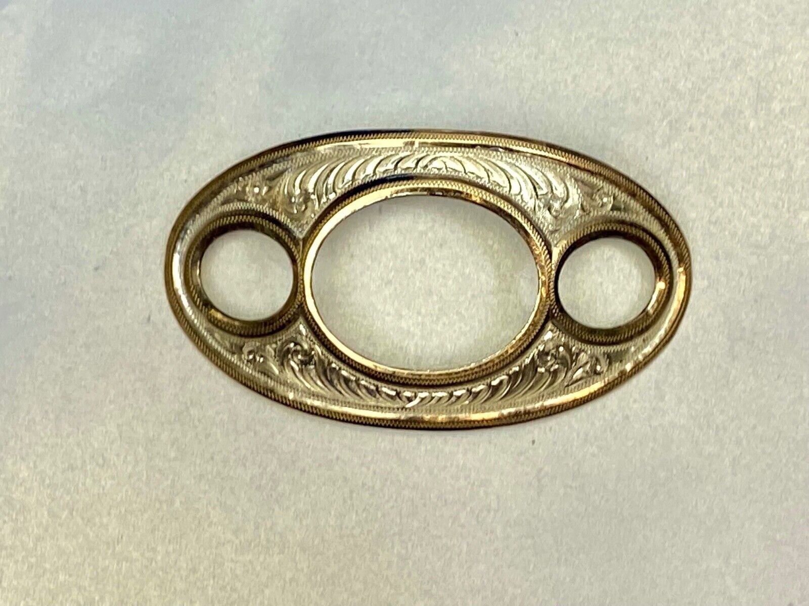 Unique Shape, Mixed Metal Western Flower Swirl Belt Buckle Scarf Shoe Purse Clip