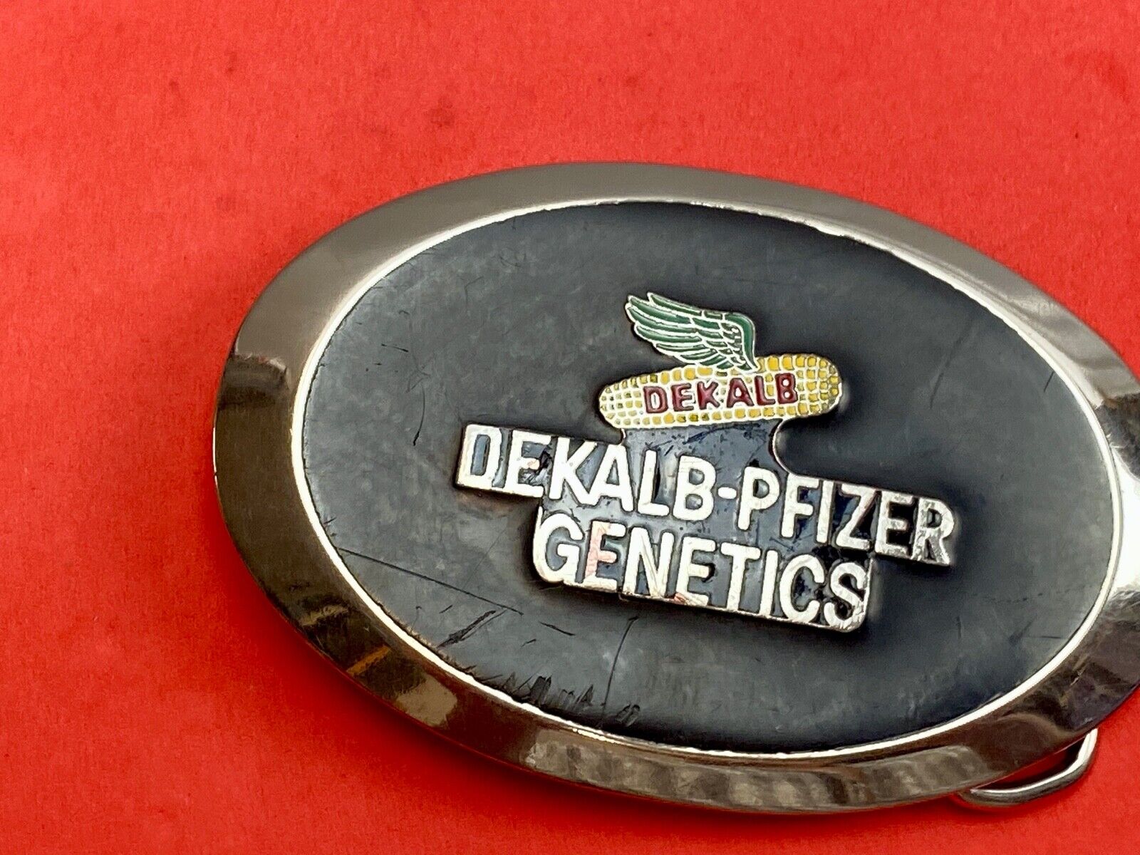80's DeKalb Flying Corn Cob Pfizer Genetics Seed Hydrid Farm Ag Farming Farmer