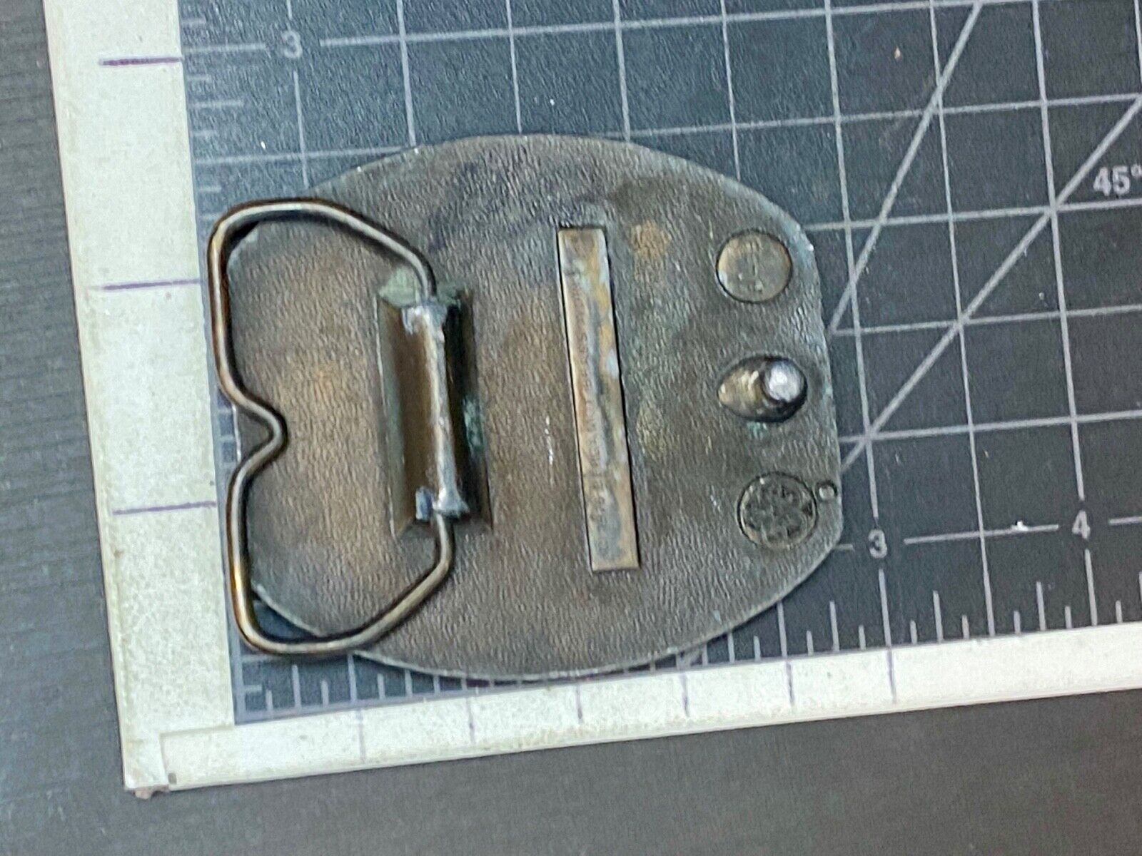 4 wheeling It's more than just driving, belt buckle by Bergamot Vintage, 1976