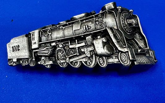 1002 RR Steam Engine Train Rail Road collectable 1978 Bergamot Belt Buckle