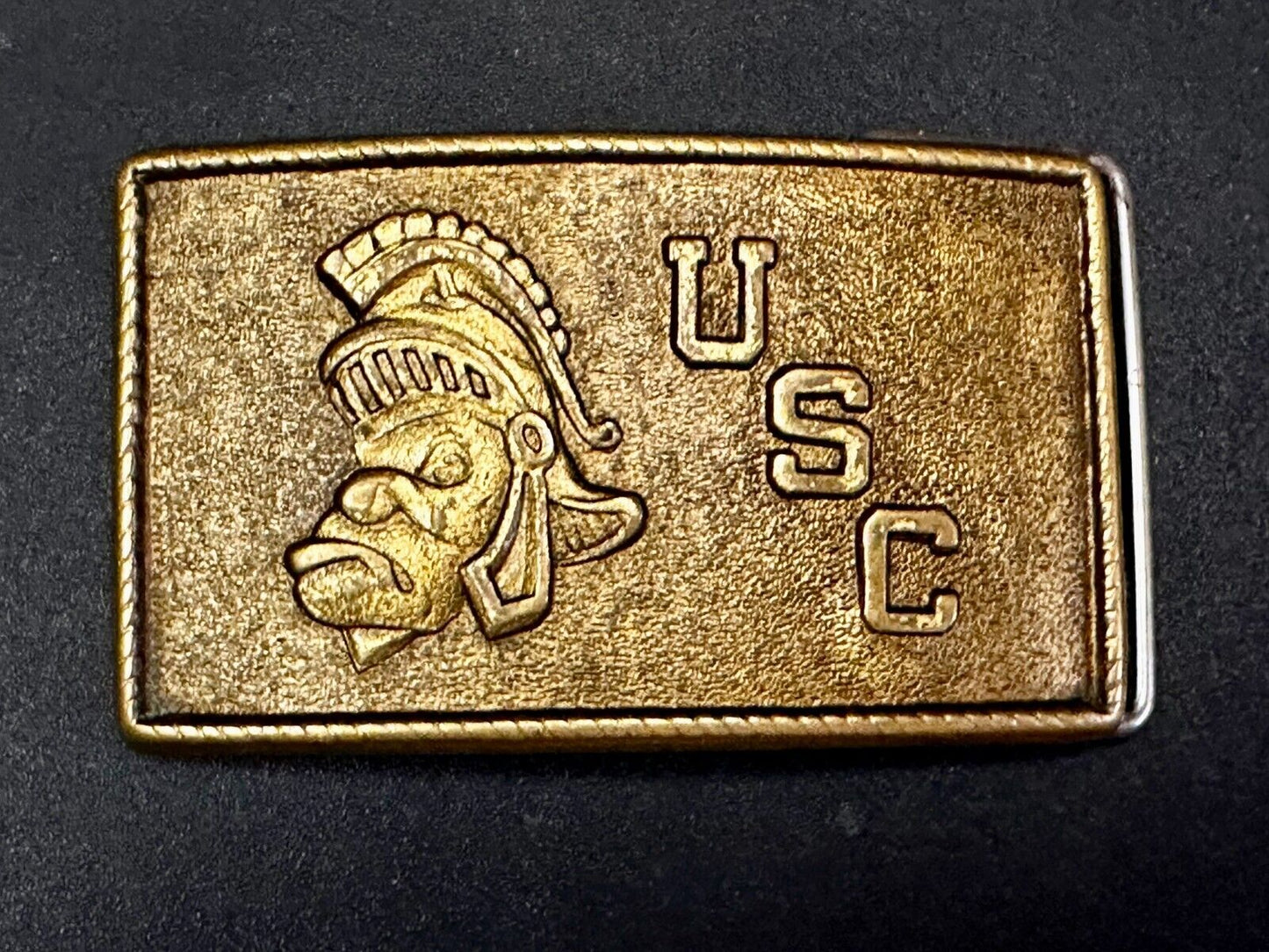 USC University Of Southern California Trojans Football Sports VTG Belt Buckle
