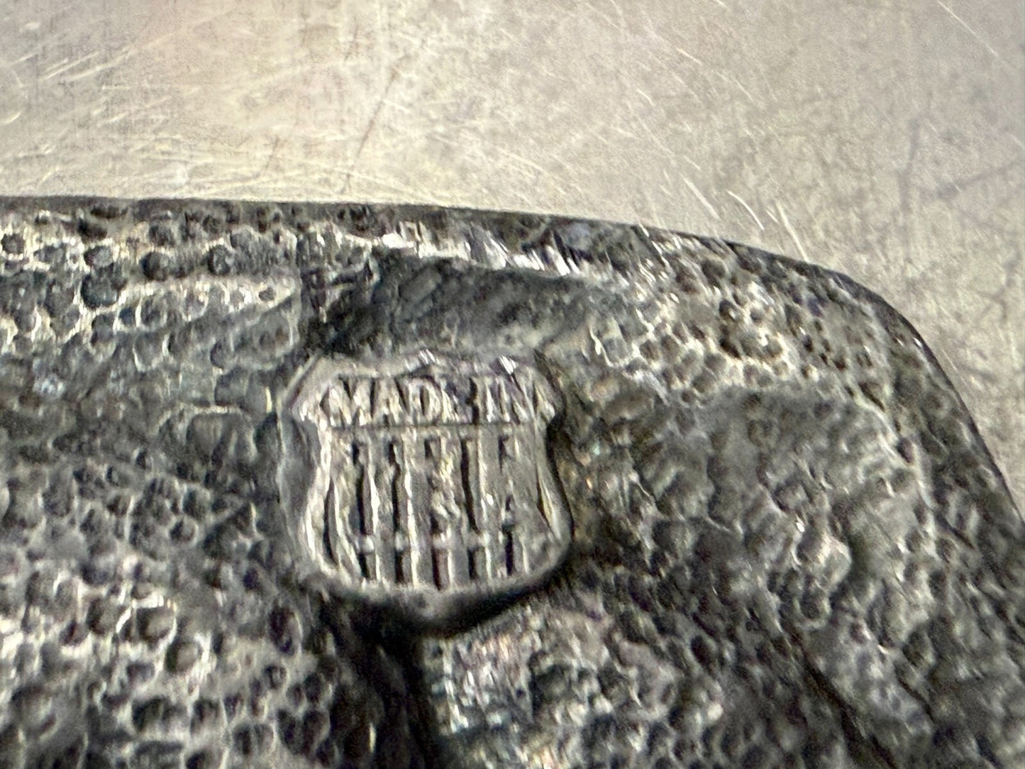 American Indian Chief Head with Headdress Silver Tone VTG 1988 C+J Belt Buckle