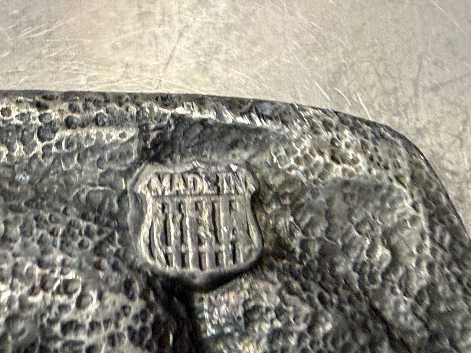 American Indian Chief Head with Headdress Silver Tone VTG 1988 C+J Belt Buckle