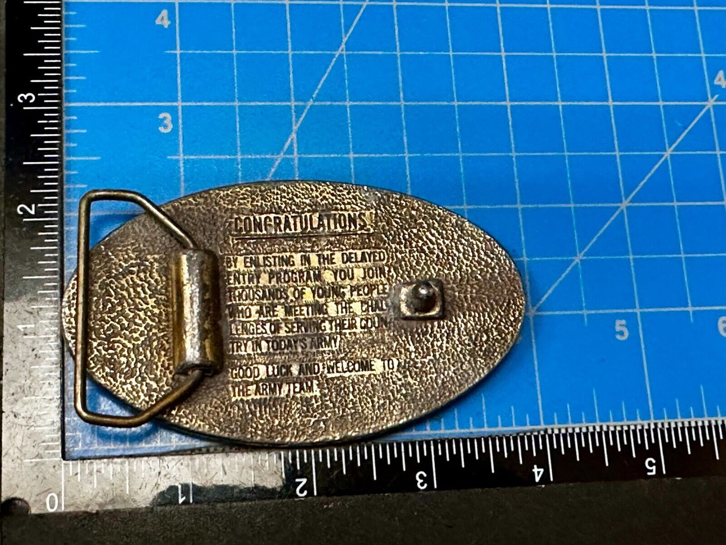 US Army Enlisted Soldier Delayed Entry Program United Staes Military Belt Buckle