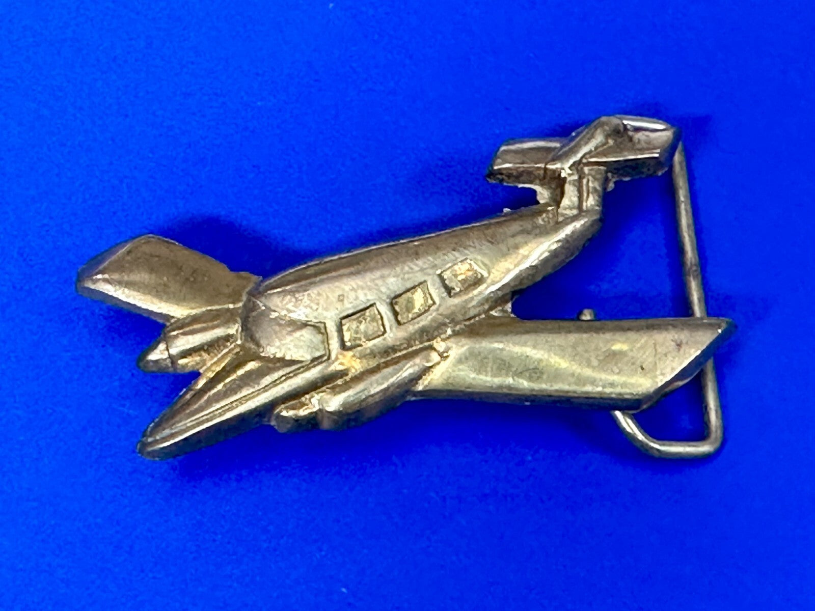 Beechcraft King AirPlane Aircraft Figural Private Pilot Cessna Belt Buckle