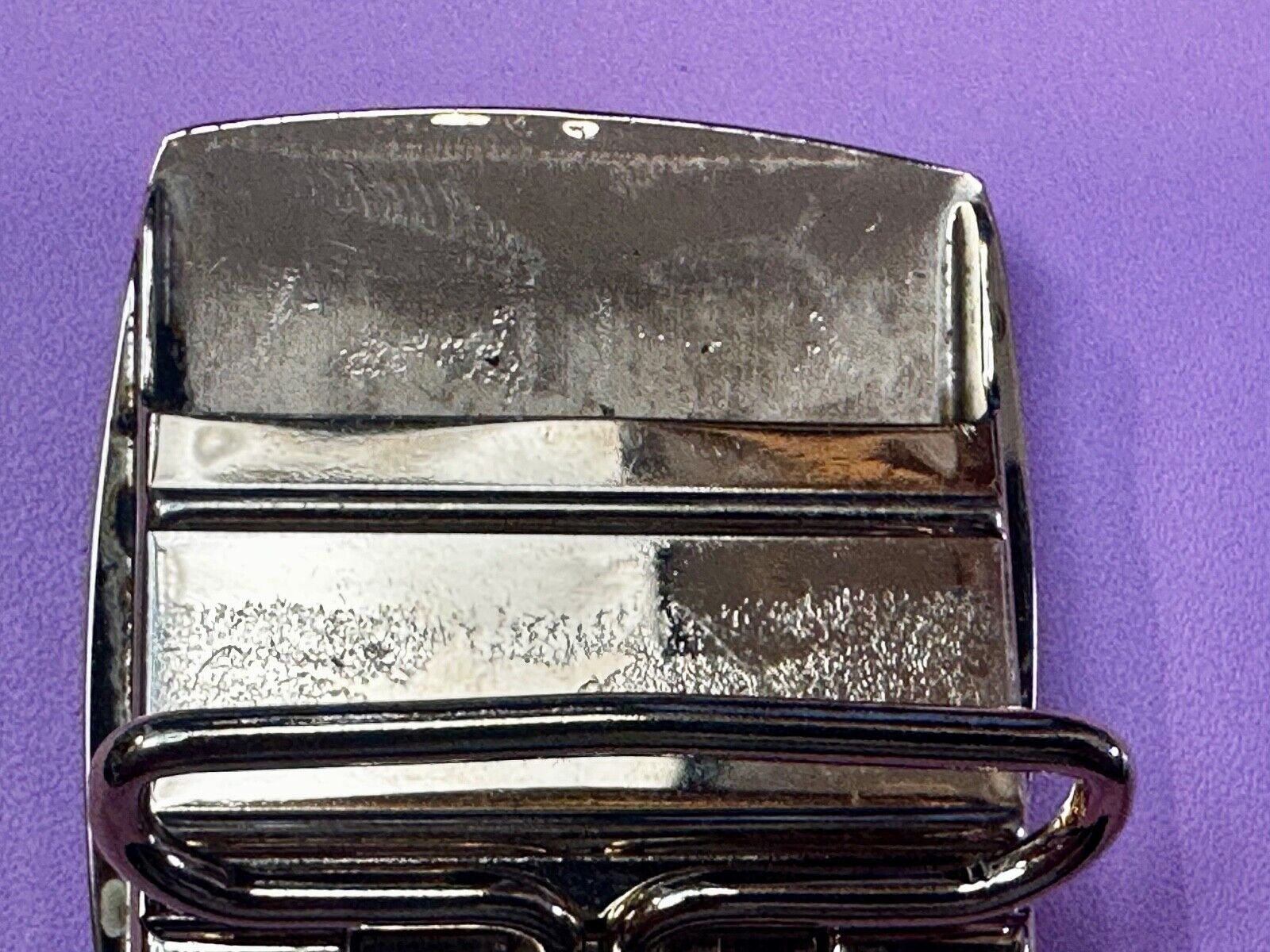 Trunkline Gas Company 10 Year Award Vtg. diamonds & gold centerpiece Belt Buckle