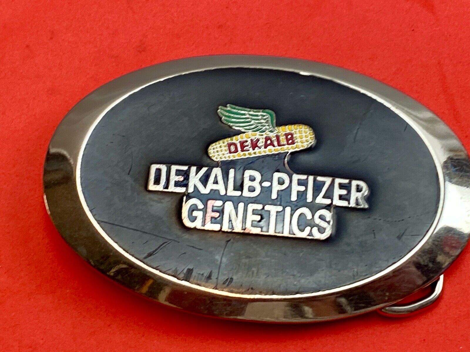 80's DeKalb Flying Corn Cob Pfizer Genetics Seed Hydrid Farm Ag Farming Farmer