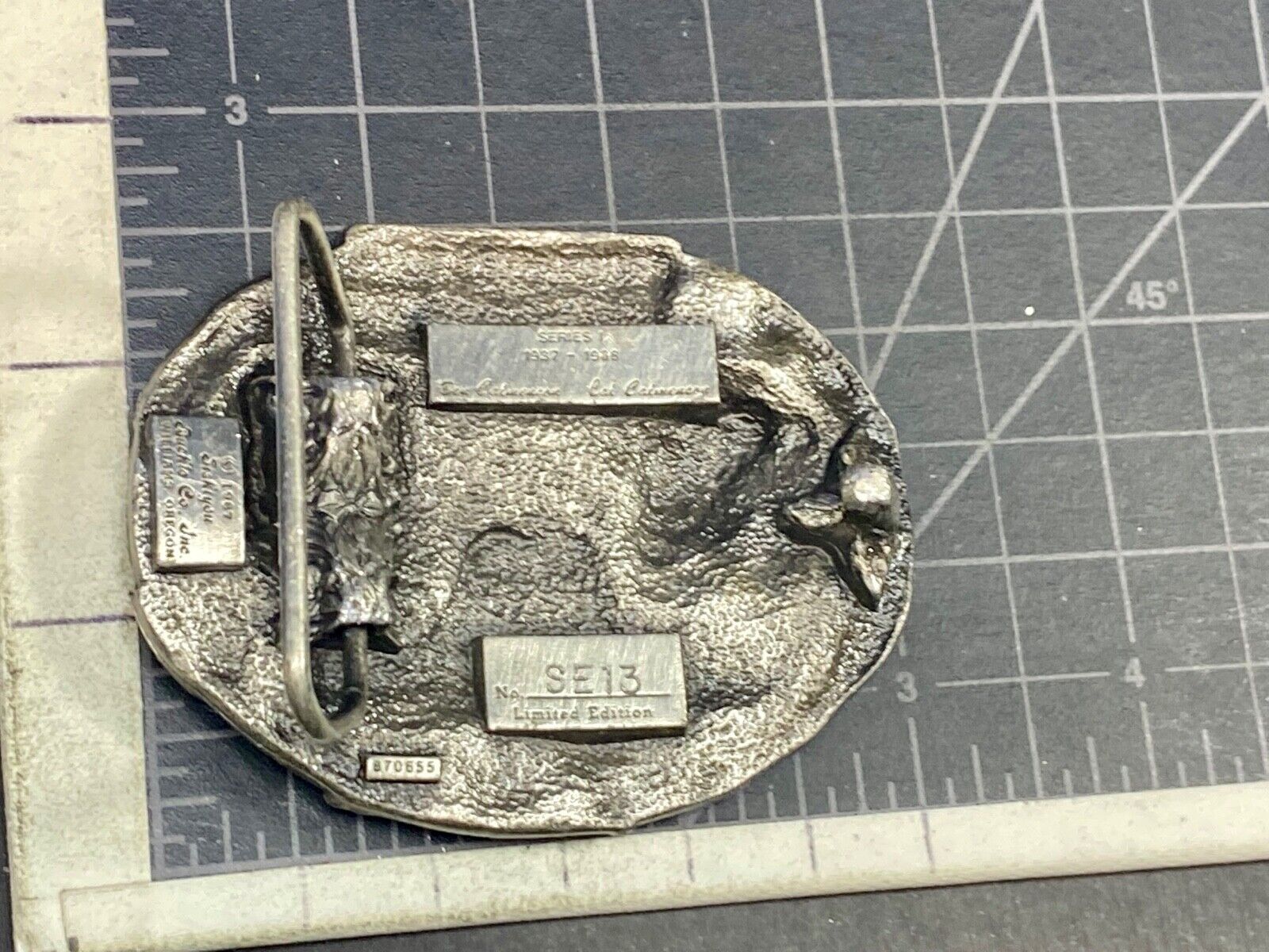 1988 Tisco Tractor Implement Supply Agriculture Farm Supply 51 Year Belt Buckle