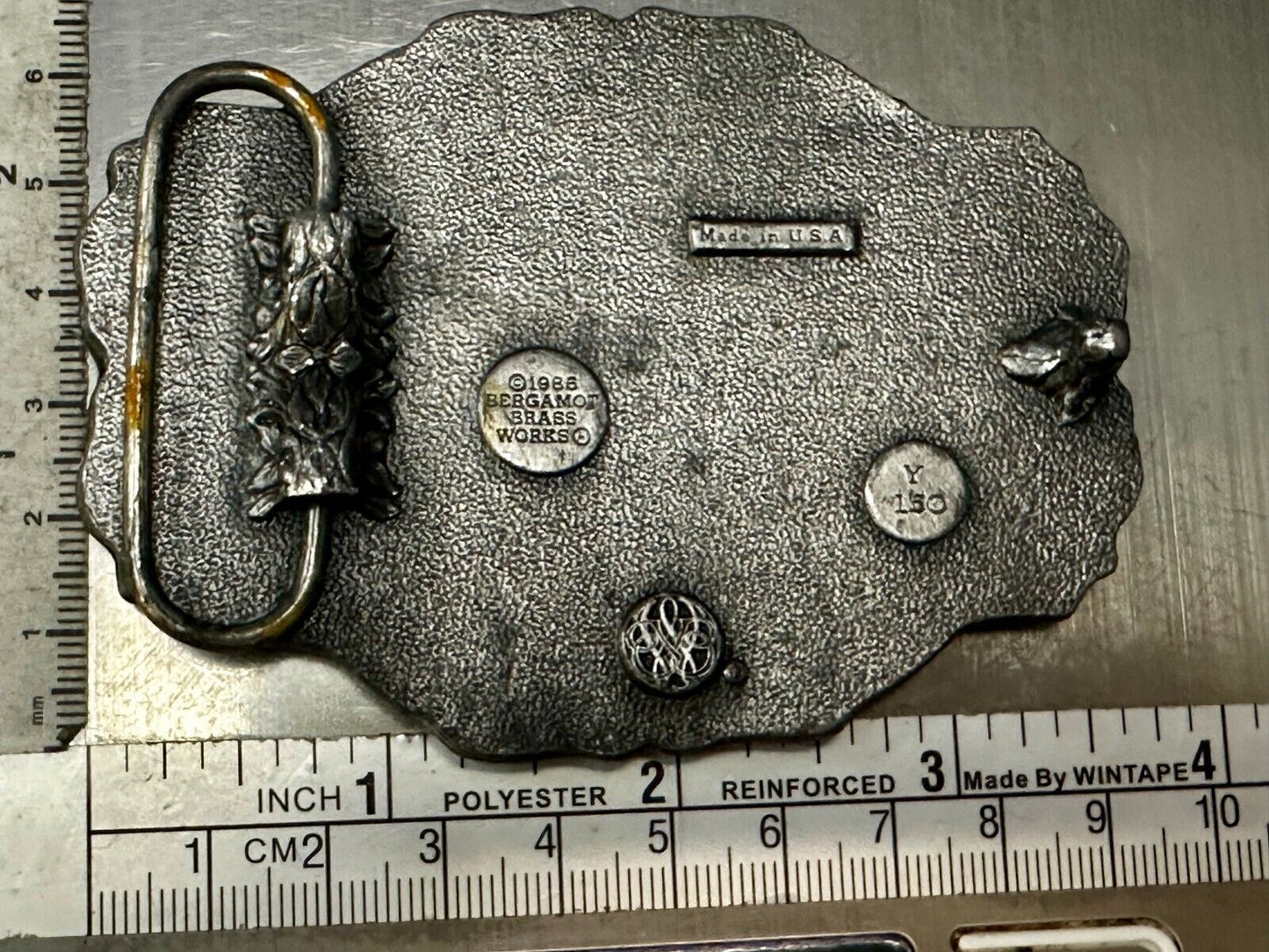 United States Army Combat Infantryman Vintage 1986 Bergamot Belt Buckle