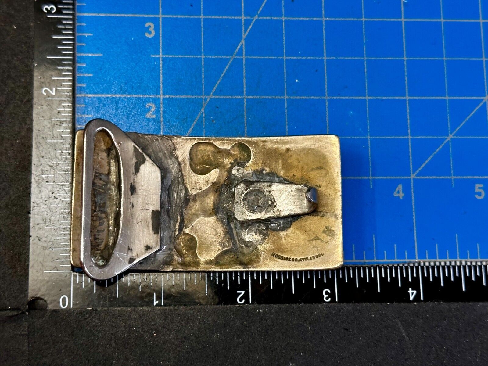 University Of New Mexico Lobo Antique 1940'S Robbins Co Attleboro Belt Buckle