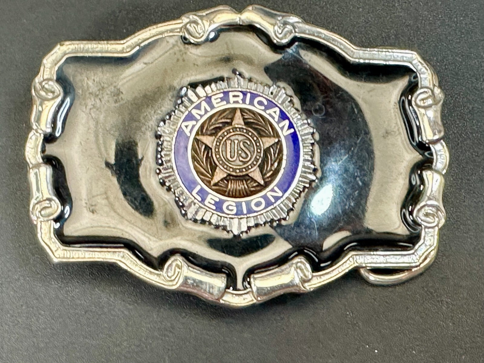 American Legion U.S. War Veterans Organization Commemorative Belt Buckle - W USA
