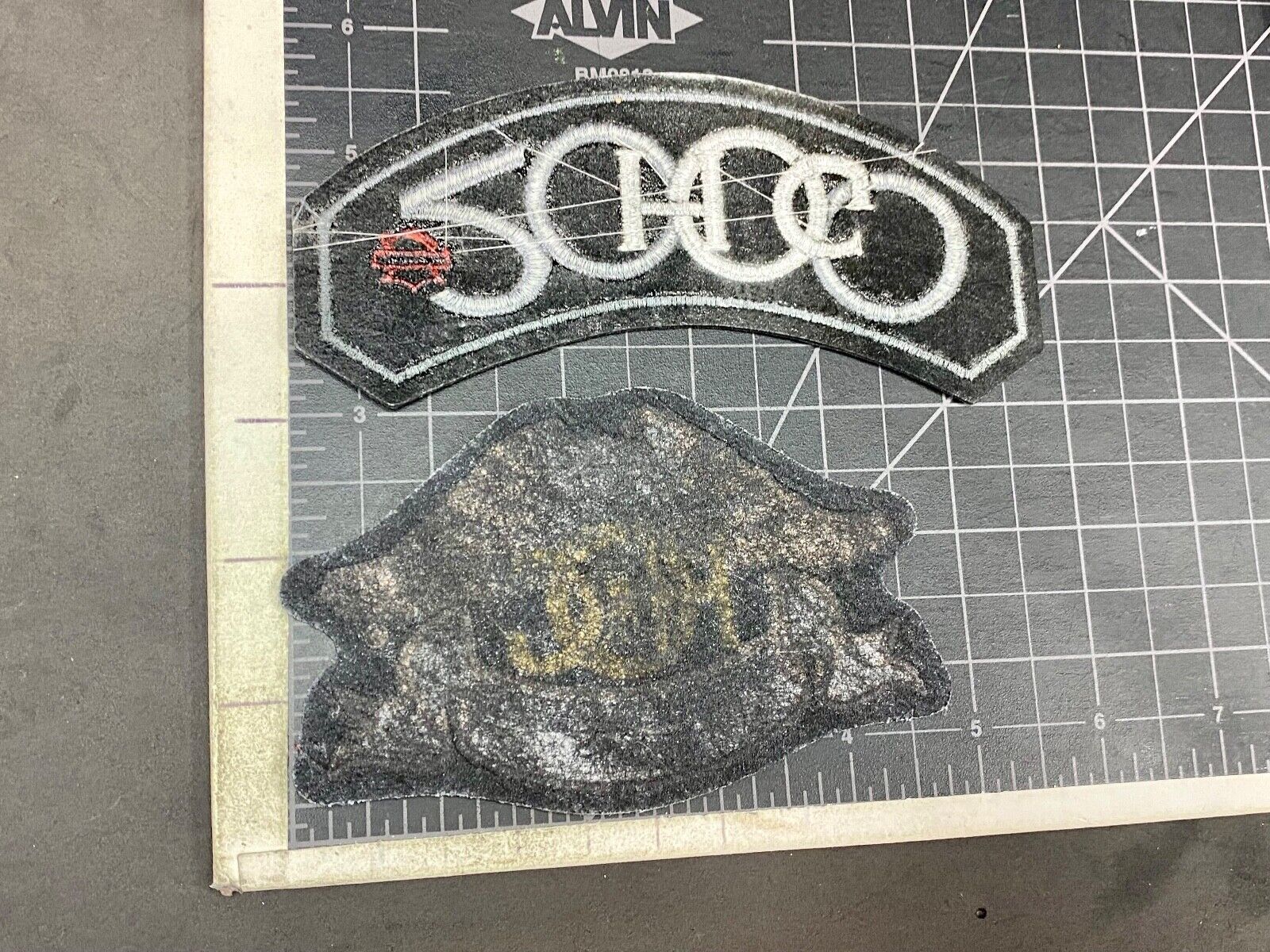 2 LOT Harley Davidson Owners Group HOG Jacket Vest Wings Patch Year 2000