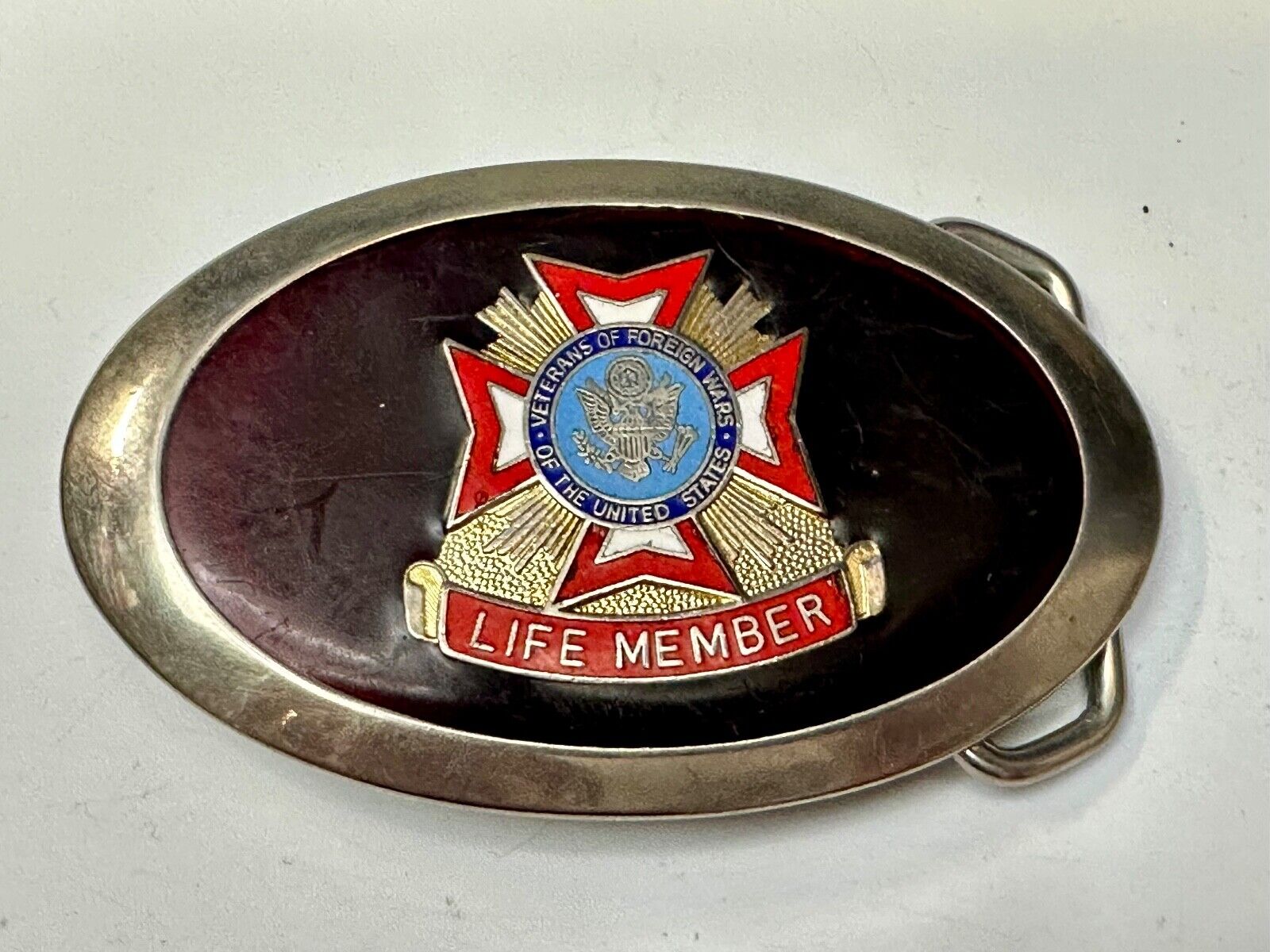 Veterans of foreign wars of the united States of America Vintage Belt Buckle VFW