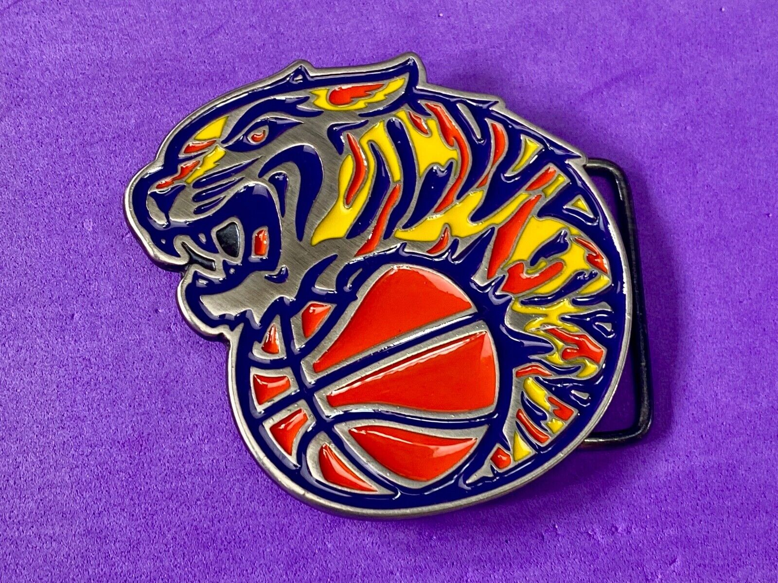  Tigers Basketball Mqpoel Holon Belt Buckle Made In Isreal Cbaka 