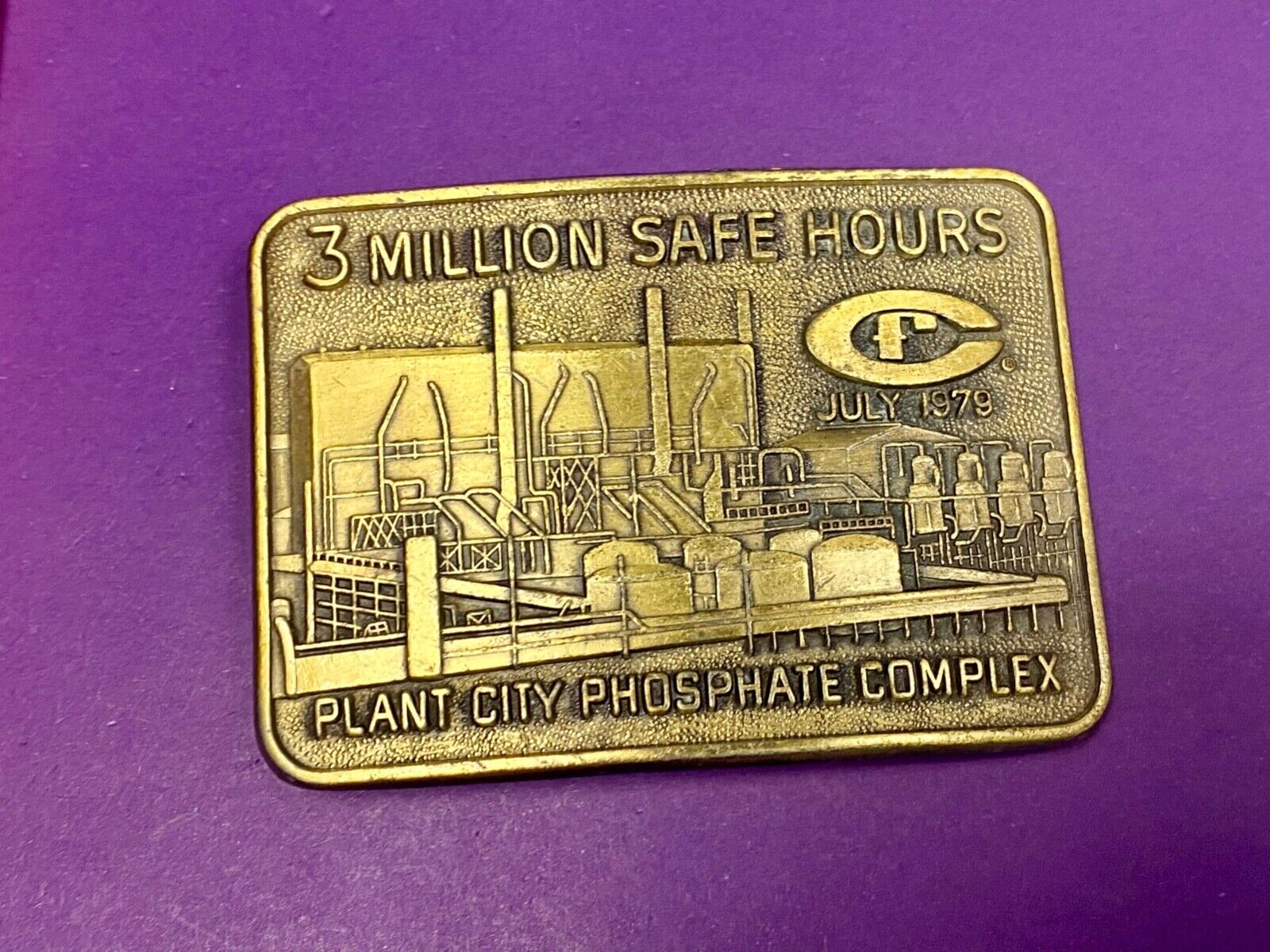 3 Million Hours! Safety Award Pant City Phosphate Complex Congratulations Award