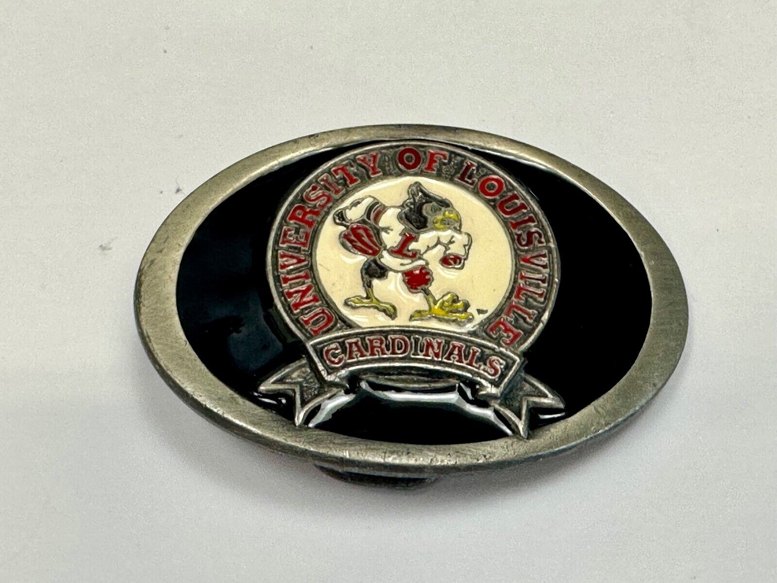 University of Louisville Cardinals Vintage 1992 Great American belt buckle Co.